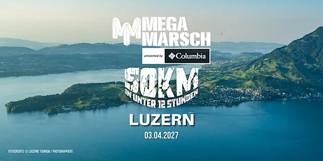 Megamarsch 50/12 Luzern 2027 logo