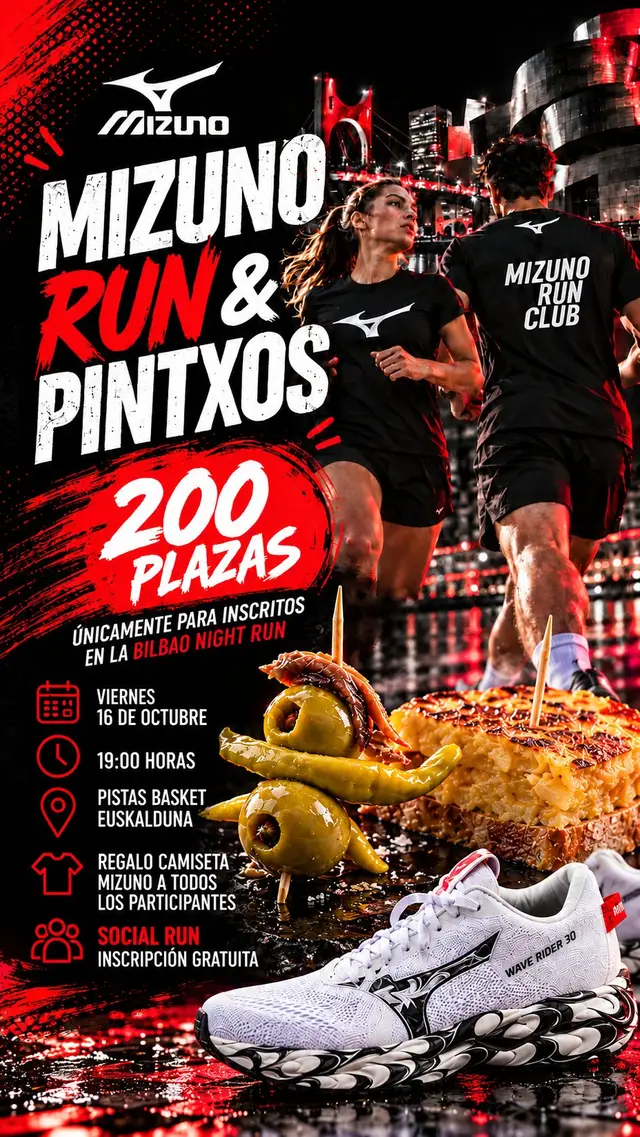 MIZUNO RUN & PINTXOS logo