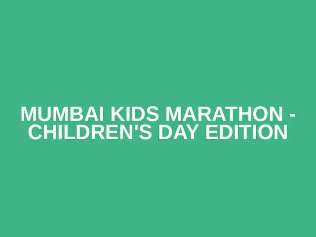 Mumbai Kids Marathon - Children's Day Edition logo