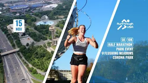 New York 5K, 10K & Half Marathon at Flushing Meadows Corona Park November 2026 logo