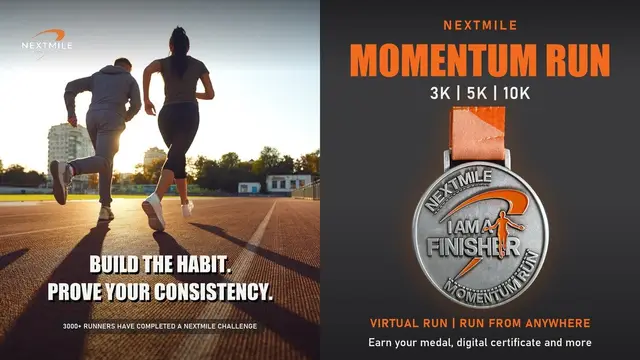 NextMile 3K/5K/10K Challenge - Run Anytime, Earn Your Medal logo