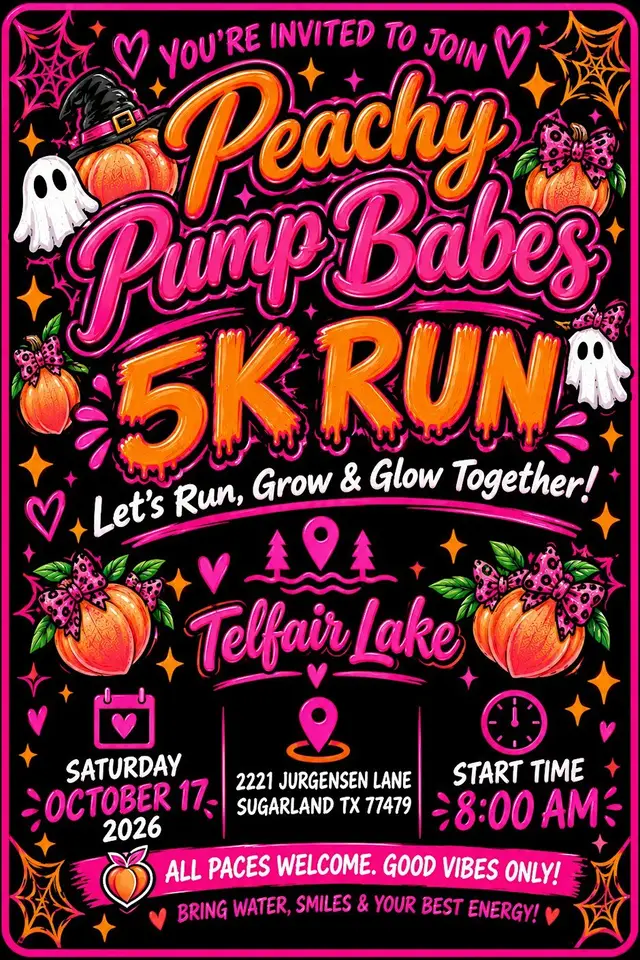 Peachy Pump Babes 5K logo
