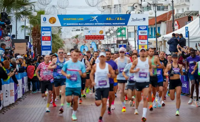 Radisson BLU Larnaka International Marathon logo