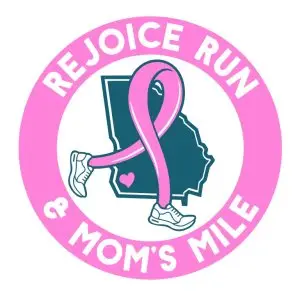 Rejoice Run & Mom's Mile logo