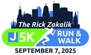 Rick Zakalik J5K Run & Walk logo