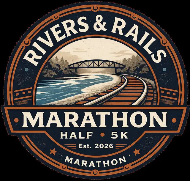 Rivers & Rails Marathon logo