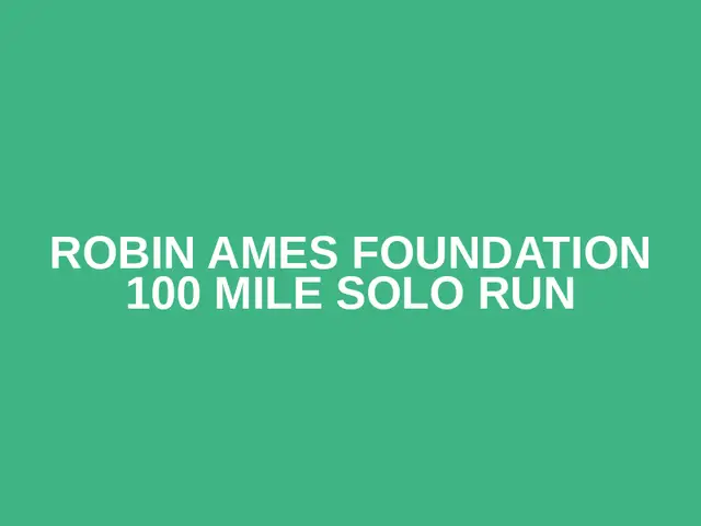 Robin Ames Foundation 100 Mile Solo Run logo