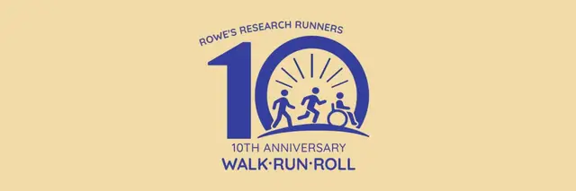 Rowe's Research Runners Annual Event logo