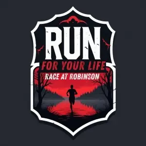Run for Your Life Race at Robinson Lake - 5K and Haunted Fun Run logo