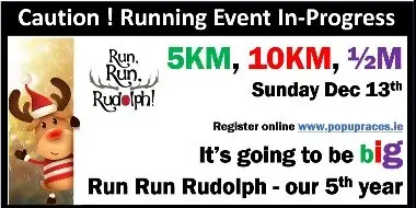 Run Run Rudolph - 5K, 10K & Half Marathon 2026 logo
