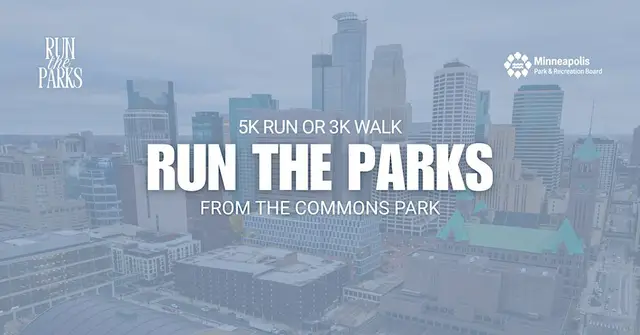 Run the Parks - 5K Run & 3K Walk Along the Mississippi Riverfront logo