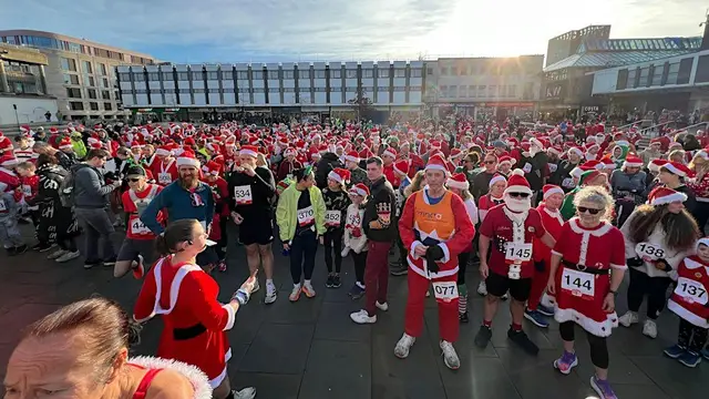 Santa Fun Run logo