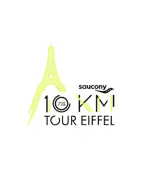 Saucony 10km de la Tour Eiffel logo