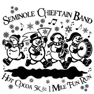 Seminole Chieftain Band Hot Cocoa 5k & 1 Mile Fun Run logo