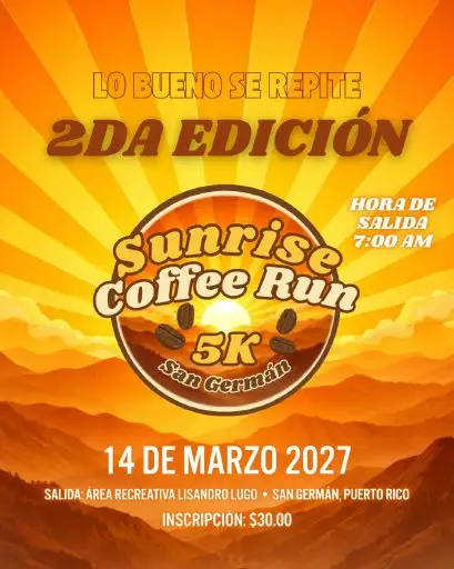 Sunrise Coffee Run 2nd edition logo