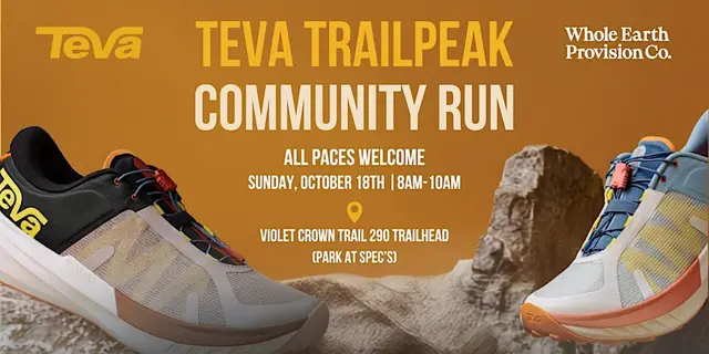 TEVA Trailpeak Community Run logo