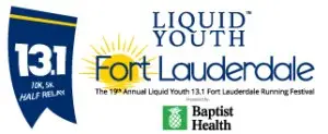 The 20th Annual Liquid Youth Fort Lauderdale Running Festival logo
