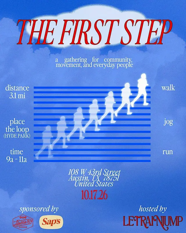The First Step: A Community Run for Everyday People logo