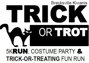 The Ken Ganley Companies and The Brecksville Kiwanis 13th Annual Trick-or-Trot logo