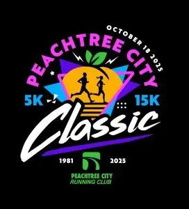 The Peachtree City Classic 5K/15K logo