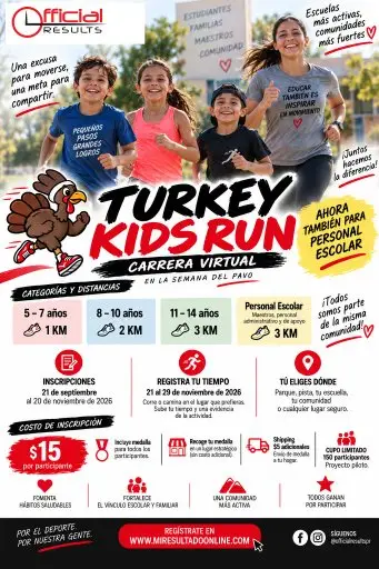 Turkey Kids  Virtual Runs logo