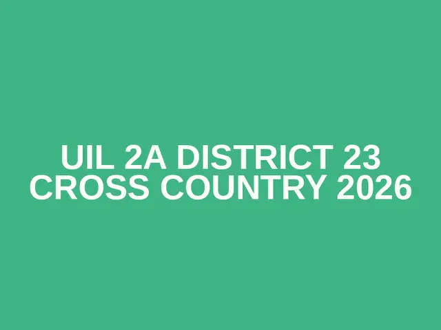 UIL 2A District 23 Cross Country 2026 logo