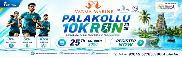 Varma Marines – Palakollu 10K Run 2026 logo