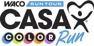 Waco Run Tour - CASA Color Run logo