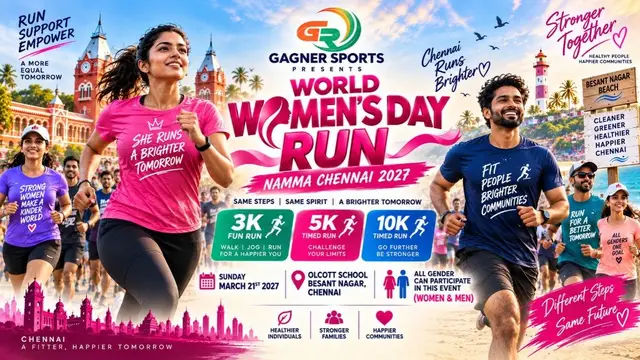 World Women's Day Run - Namma Chennai 2027 logo
