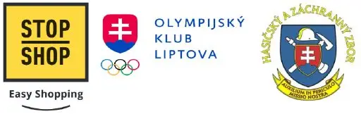 XIII. ročník STOP SHOP Liptovský Mikuláš Polmaratónu  XIX. Majstrovstvá Slovenska profesionálnych hasičov v polmaratóne logo