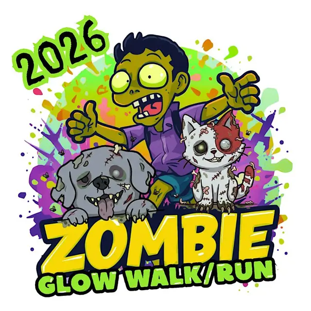 Zombie Glow 5K Run + Walk logo