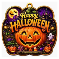 Happy Halloween 5k, 10k, 15k, Half Marathon race discount image