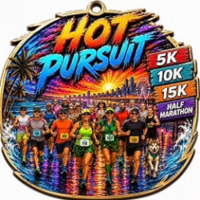 Hot Pursuit 5k, 10k, 15k, Half Marathon race discount image