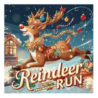 Reindeer Run 5k, 10k, 15k, Half Marathon - Riverside race discount image