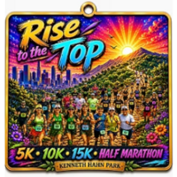 Rise to the Top 5k, 10k, 15k, Half Marathon race discount image