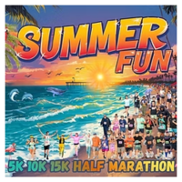 Summer Fun 5k, 10k, 15k, Half Marathon race discount image