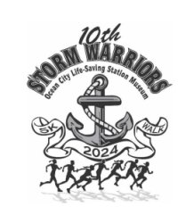 Storm Warriors Boardwalk 5k Run/Walk Logo