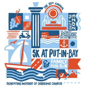 Put-In-Bay 5k Logo
