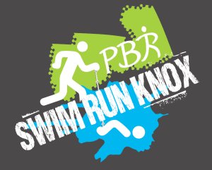 PBR SwimRun Knox & Trail Run 5k/Half Marathon Logo