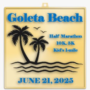 Goleta Beach Half Marathon, 10K, 5K, Kid's 1-Mile Logo