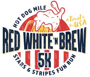 Red White 'n Brew 5k Logo