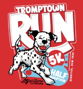 Tromptown Half Marathon & 5K Logo