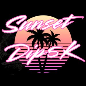 Sunset Dip 5K Logo