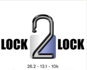 Lock 2 Lock Marathon/Half Marathon/10k Logo