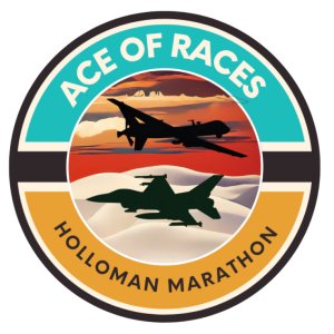 Holloman Ace of Races Marathon | Half Marathon | 5K | Kids Dash Logo