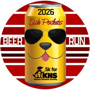 Side Pockets Beer Run 0.5k for KHS Logo