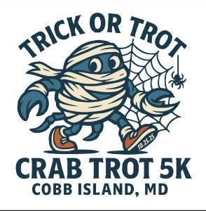 Trick Or Trot Crab Trot 5K Logo
