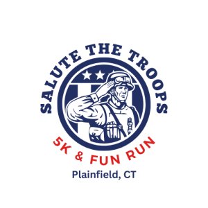 Plainfield Salute the Troops 5k, Fun Run, & Soldier Stroll Logo