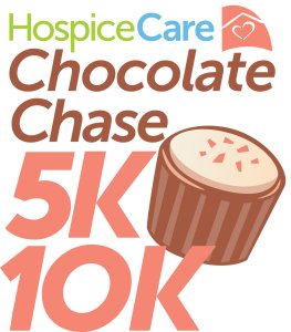 HospiceCare Chocolate Chase 2026 Logo