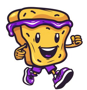 Peanut Butter Jelly Jog 5k Logo